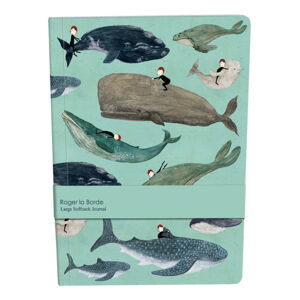 Zápisník 128 stránok Whale Song – Roger la Borde