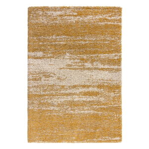 Sivo-žltý koberec Flair Rugs Reza, 80 x 150 cm