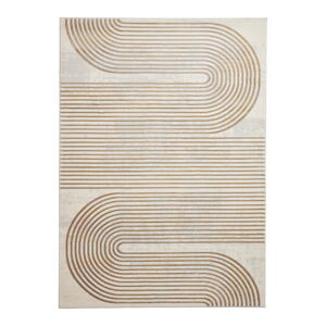 Svetlosivý/v zlatej farbe koberec 80x150 cm Apollo – Think Rugs
