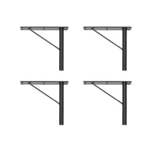 Čierne kovové nožičky ku skriniam v súprave 4 ks Mistral & Edge by Hammel - Hammel Furniture