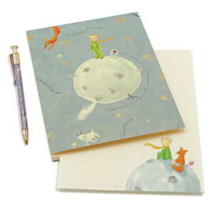 Poznámkový blok s perom 50 stránok formát A5 Little Prince – Kartos