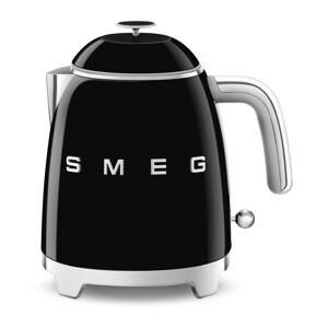 Čierna rýchlovarná kanvica z nehrdzavejúcej ocele 800 ml Retro Style – SMEG