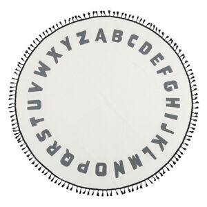 Detský koberec Flair Rugs Alphabet, ø 120 cm
