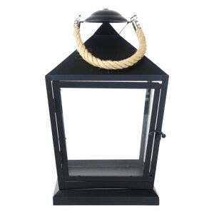 Čierny lampáš Esschert Design Classical, výška 35,4 cm