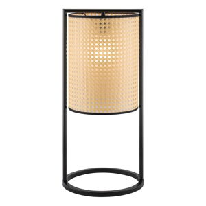 Béžová stolová lampa Fischer & Honsel Tyler, výška 56 cm