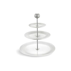 Trojposchodový biely porcelánový etažér Kähler Design Hammershoi Etagere, ⌀ 28 cm