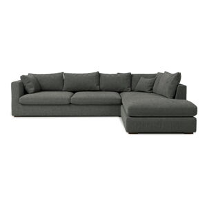 Šedá rohová pohovka (pravý roh) Comfy - Scandic