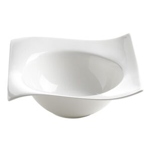 Biela porcelánová miska Maxwell & Williams Motion, 19 x 19 cm