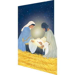 Vianočné prianie v sade 5 ks Away in the Manger - Roger la Borde