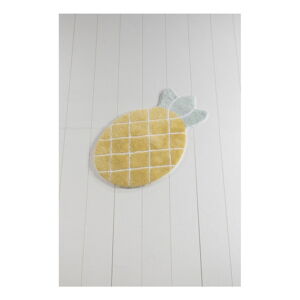 Žltá kúpeľňová predložka Russmo Ananas, 100 × 60 cm