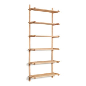 Modulárny policový systém z dubového dreva v prírodnej farbe 90x202 cm Sitra – Kave Home