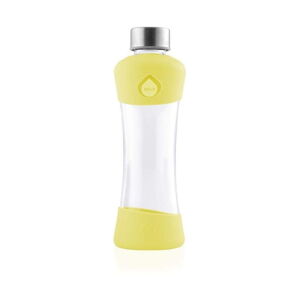 Žltá sklenená fľaša z borosilikátového skla Equa Active Lemon, 550 ml