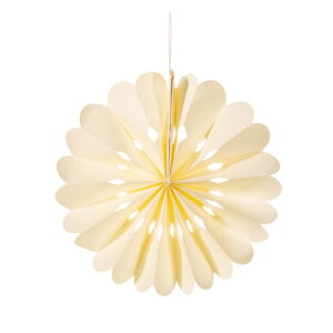 Papierová ručne vyrobená vianočná ozdoba ø 10 cm Honeycomb Snowflake – Sass & Belle