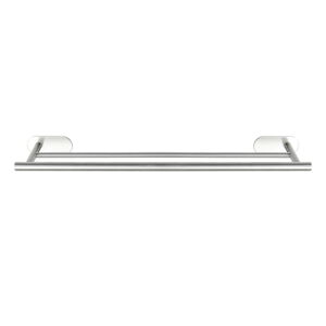Matný dvojitý nástenný antikoro držiak na uteráky Wenko Orea Rail Turbo-Loc ®