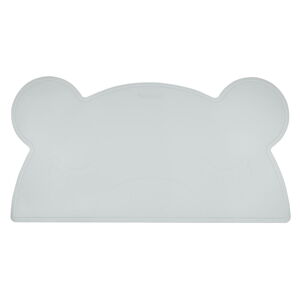Svetlomodré silikónové prestieranie Kindsgut Bear, 48 x 25 cm