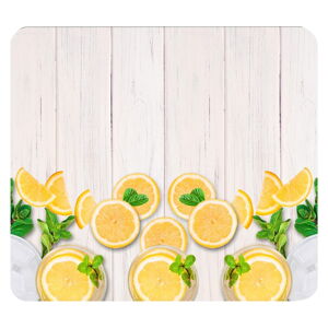 Kryt na stenu pri sporáku z tvrdeného skla 50x56 cm Lemons – Wenko