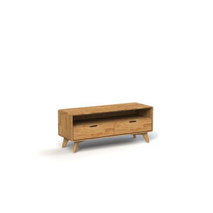 TV stolík z dubového dreva 120x48 cm Greg - The Beds
