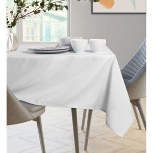 Biely obrus AmeliaHome Empire White, 140 × 300 cm