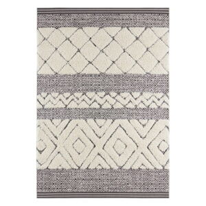 Krémovočierny koberec Mint Rugs Todra, 160 x 230 cm