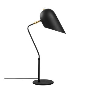 Čierna kovová stolová lampa Opviq lights Elesa