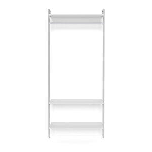 Biely modulárny policový systém 90x220 cm Project – Ordena
