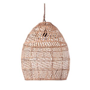 Ratanové závesné svietidlo Tomasucci Pear, výška 60 cm
