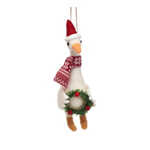 Textilná vianočná ozdoba Goose – Sass & Belle