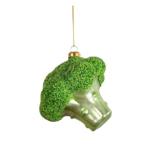 Sklenená vianočná ozdoba Broccoli – Sass & Belle