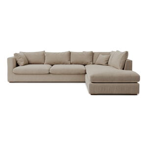 Krémová rohová pohovka (pravý roh) Comfy - Scandic