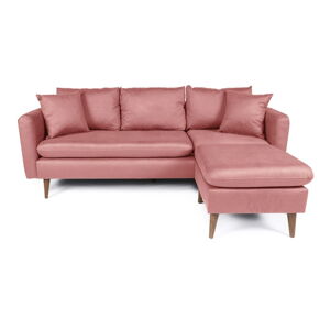 Svetloružová pohovka 215 cm Sofia – Balcab Home