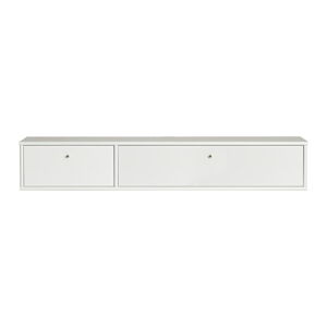 Biely TV stolík 136x22 cm Mistral – Hammel Furniture