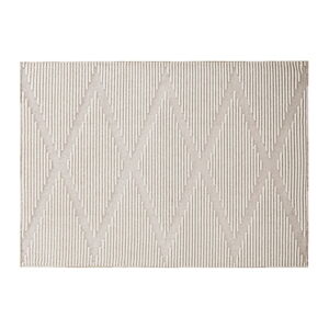 Krémovobiely umývateľný koberec 108x154 cm Lena – Webtappeti