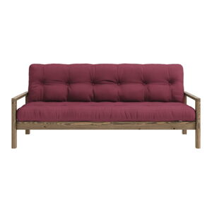 Vínovočervená rozkladacia pohovka 205 cm Knob – Karup Design