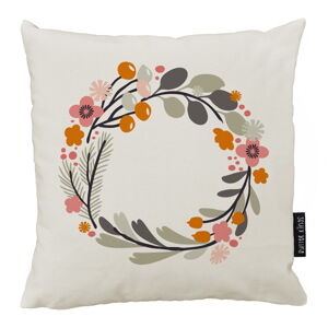 Vankúš Butter Kings z bavlny Floral Wreath, 45 x 45 cm