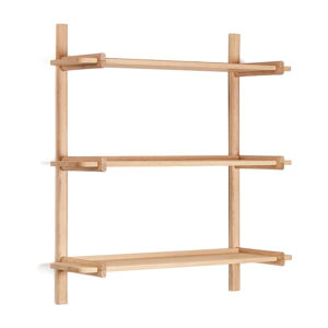 Modulárny policový systém z dubového dreva v prírodnej farbe 90x98 cm Sitra – Kave Home