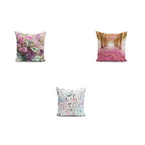 Sada 3 obliečok na vankúše Minimalist Cushion Covers Mesmia, 45 x 45 cm