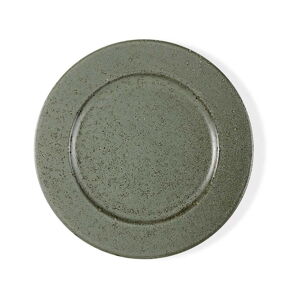 Zelený kameninový plytký tanier Bitz Basics Green, ⌀ 27 cm