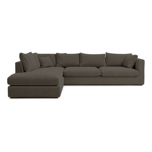 Tmavo šedá rohová pohovka (ľavý roh) Comfy - Scandic