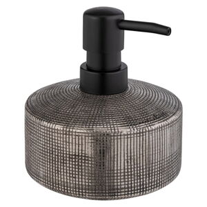 Keramický dávkovač mydla v striebornej farbe 400 ml Rivalta – Wenko