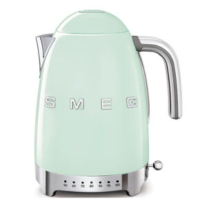 Svetlozelená rýchlovarná kanvica z nehrdzavejúcej ocele 1,7 l Retro Style – SMEG
