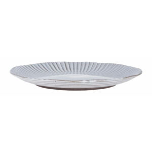 Biely kameninový tanier Bahne & CO Birch, ø 27,5 cm
