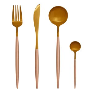 Antikoro príbor v zlatej farbe 16 ks Avie – Premier Housewares