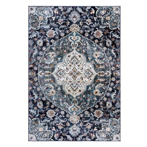 Tmavomodrý koberec Flair Rugs Jaleh, 120 x 170 cm